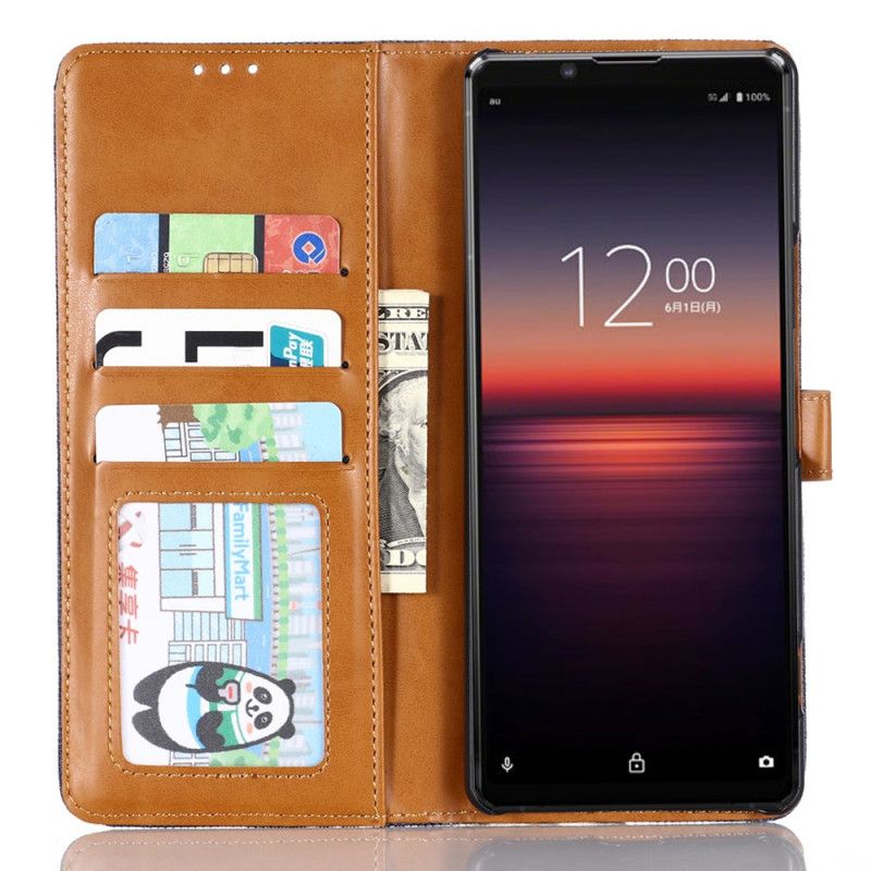 Housse Sony Xperia 1 Ii Tissu Oxford