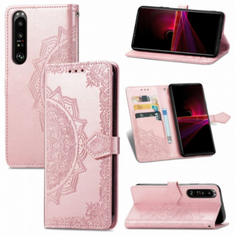 Housse Sony Xperia 1 III Mandala Moyen Age