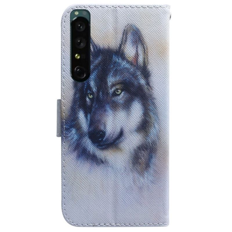 Housse Sony Xperia 1 IV Chien Aquarelle