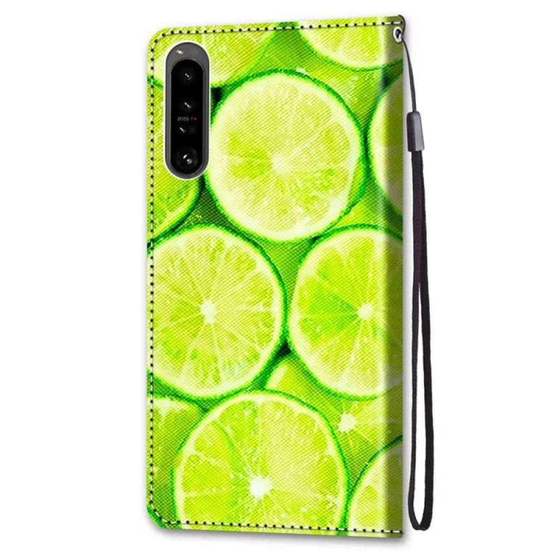 Housse Sony Xperia 1 IV Citrons Verts