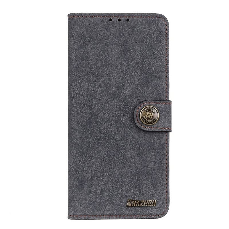 Housse Sony Xperia 1 IV Cuir Fendu Vintage KHAZNEH