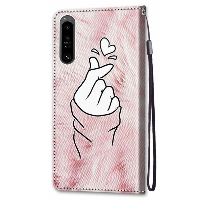 Housse Sony Xperia 1 IV Finger Heart