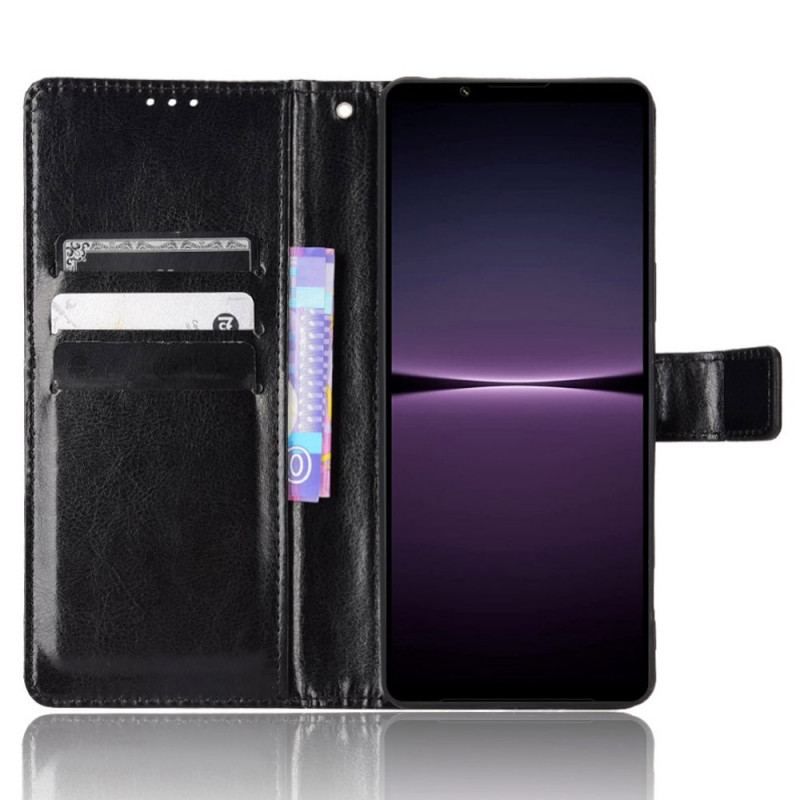 Housse Sony Xperia 1 IV Flashy à Lanière