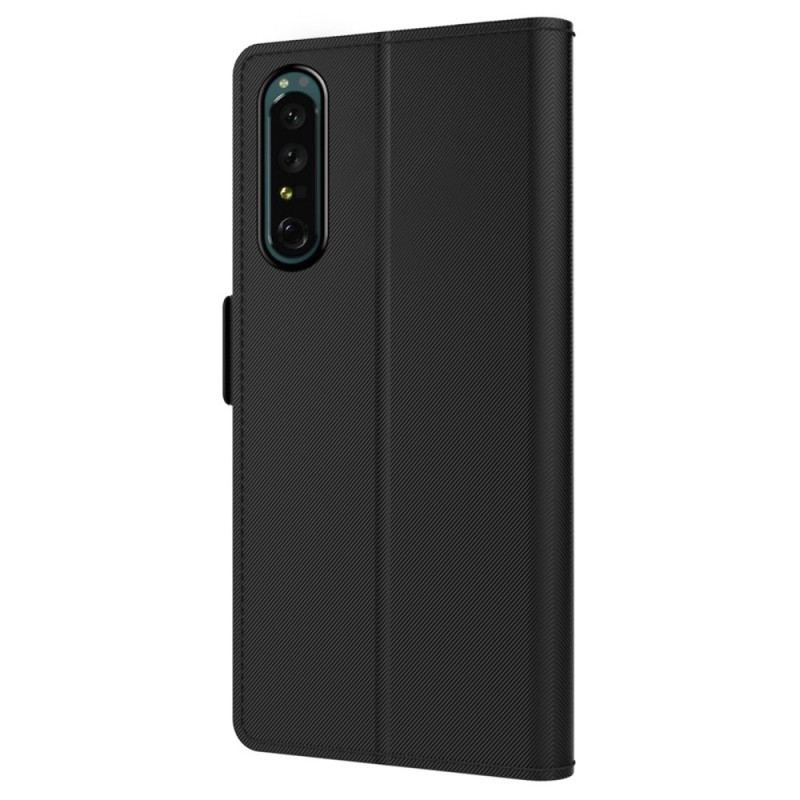 Housse Sony Xperia 1 IV Miroir et Porte-Cartes Amovible