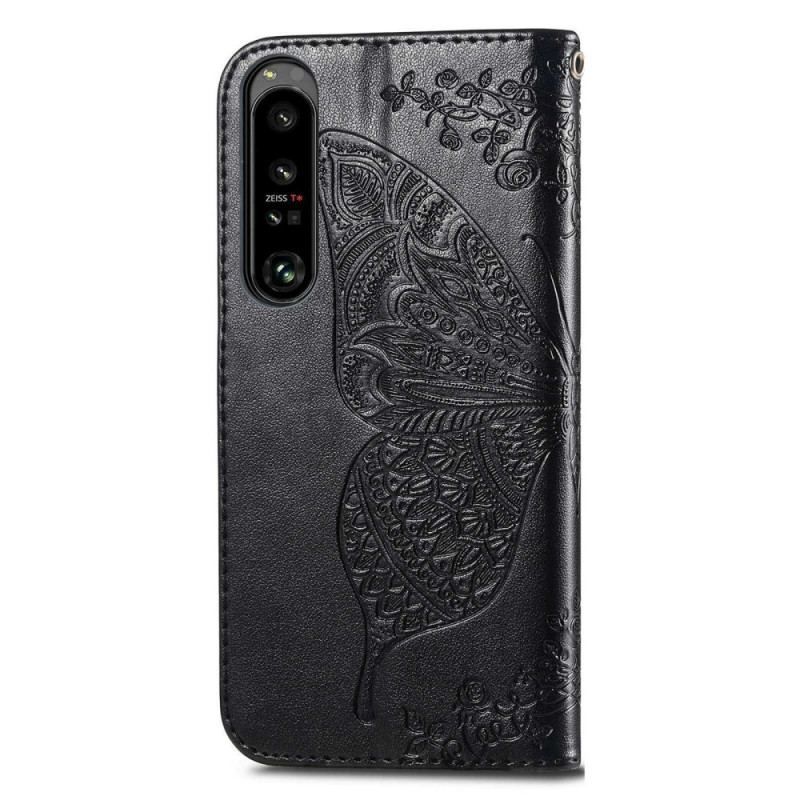 Housse Sony Xperia 1 IV Papillon Baroque