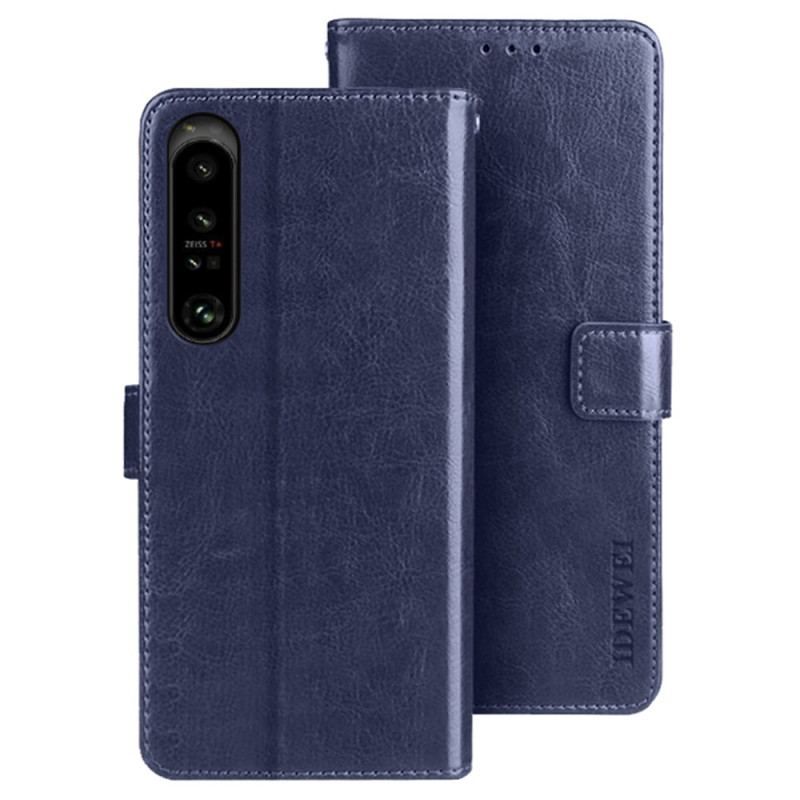 Housse Sony Xperia 1 IV Simili Cuir IDEWEI