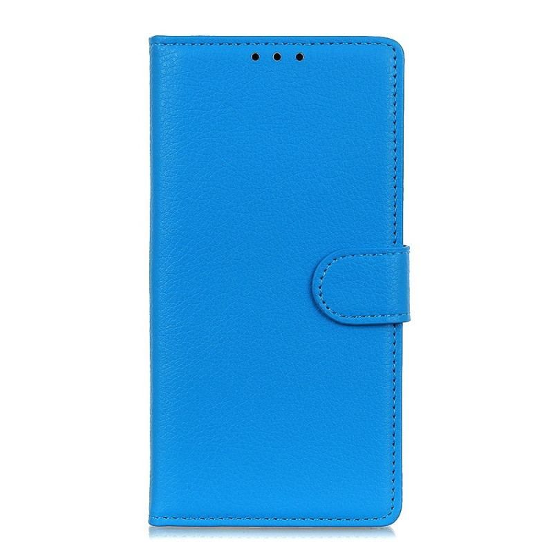 Housse Sony Xperia 1 IV Simili Cuir Litchi Traditionnel