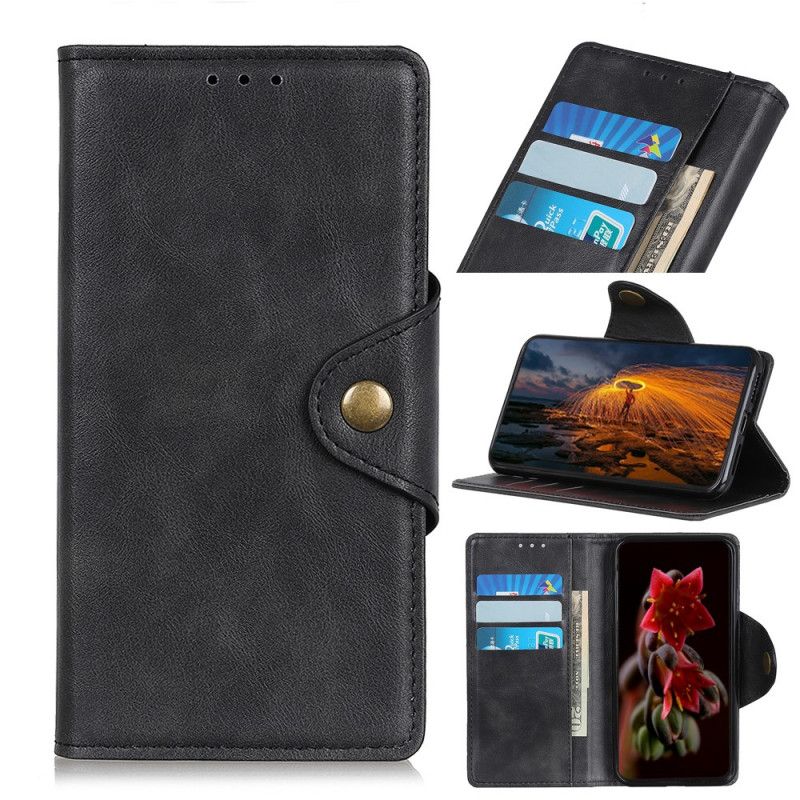 Housse Sony Xperia 10 Ii Simili Cuir Vintage Bouton