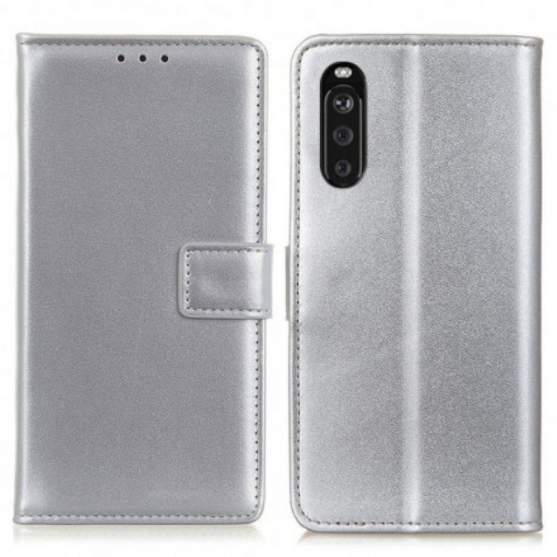 Housse Sony Xperia 10 III Simili Cuir Simple