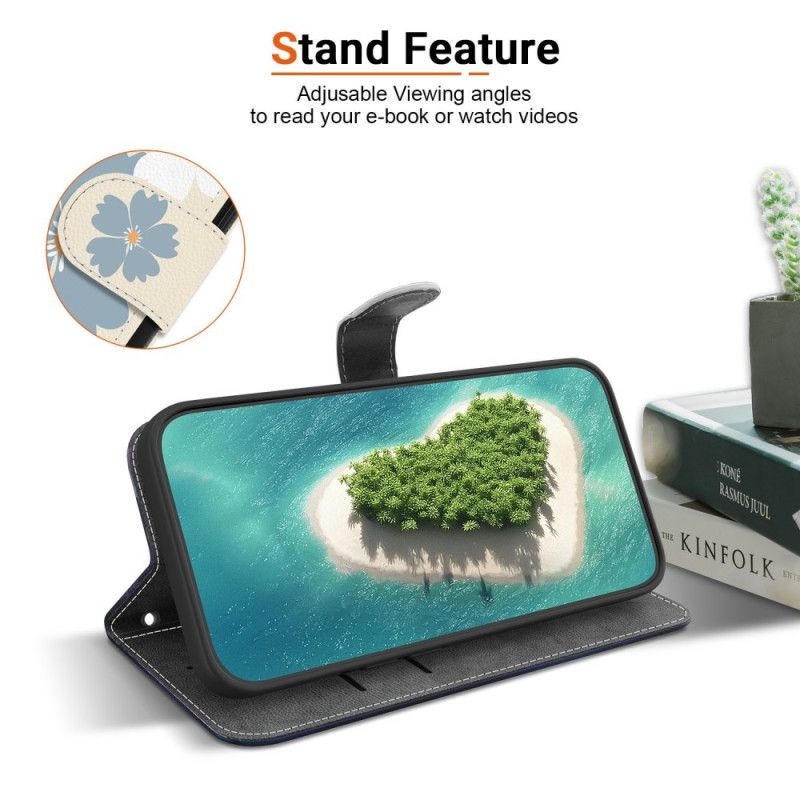 Housse Sony Xperia 10 VII Marguerite Bleues