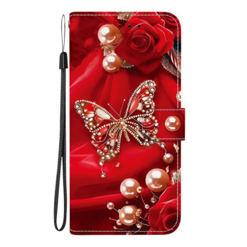 Housse Sony Xperia 10 VII Papillon et Perles
