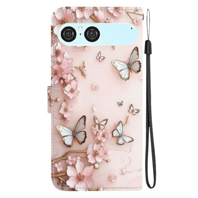 Housse Sony Xperia 10 VII Papillons Roses