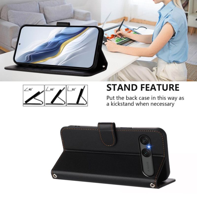 Housse Sony Xperia 10 VII Simili Cuir Uni