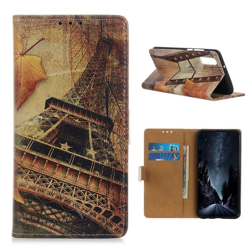 Housse Sony Xperia 5 Ii Tour Eiffel En Automne