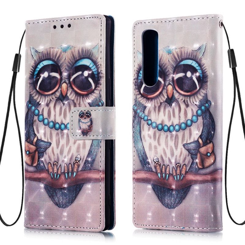 Étui Housse Sony Xperia 5 Miss Hibou