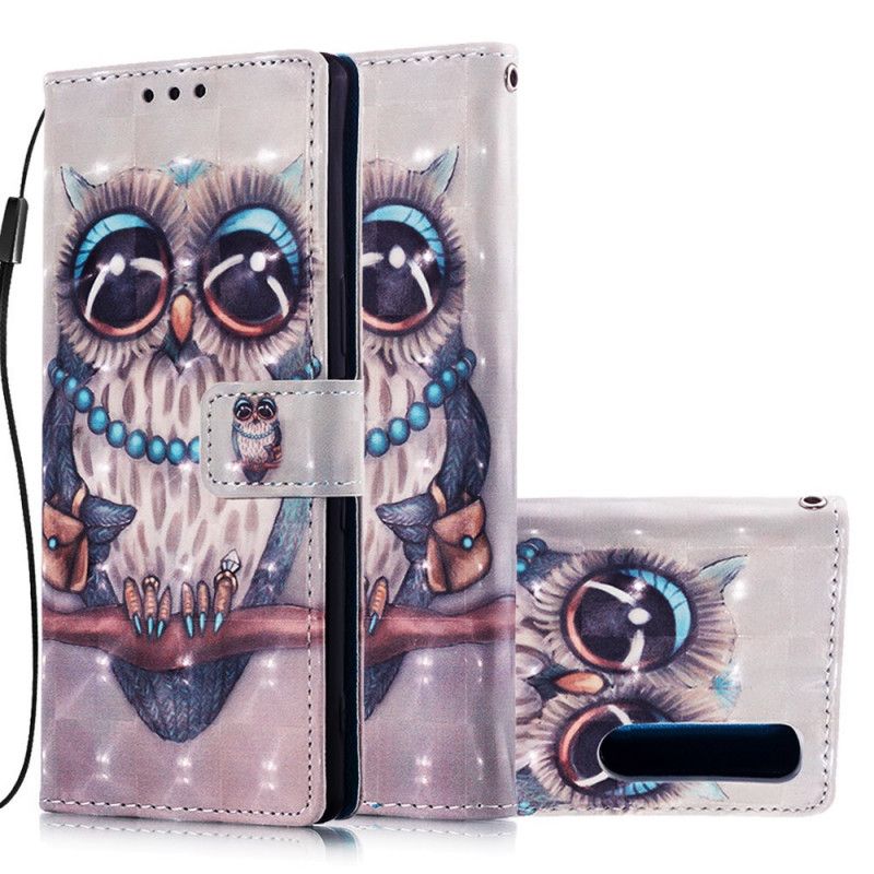 Étui Housse Sony Xperia 5 Miss Hibou