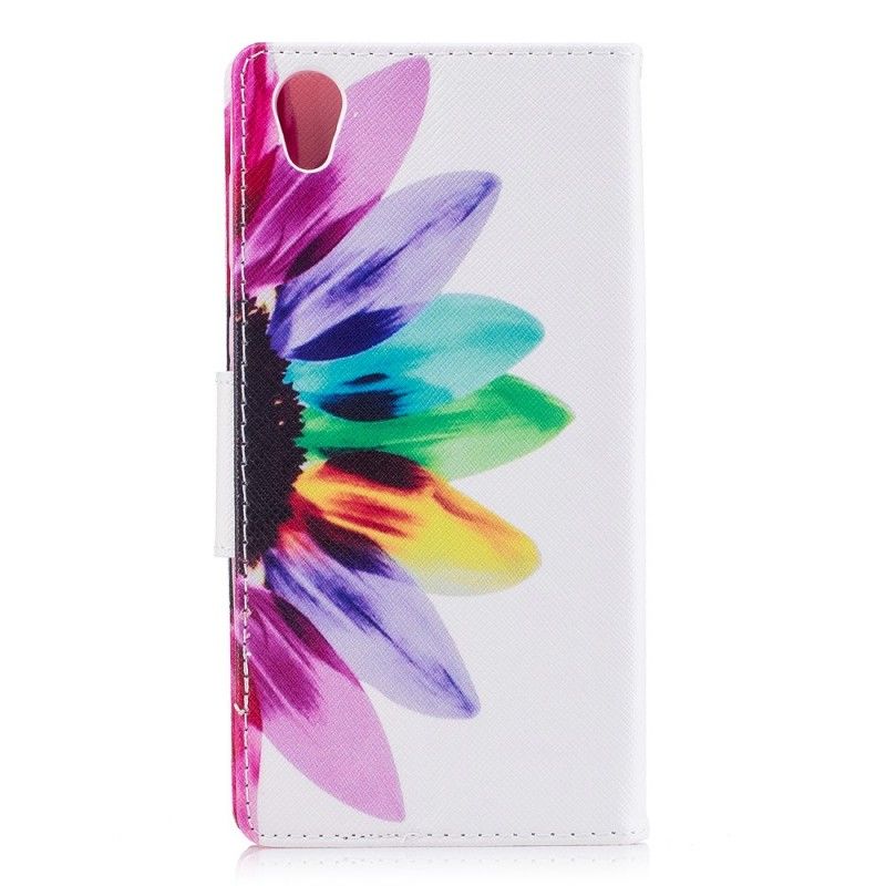 Housse Sony Xperia L1 Fleur Aquarelle