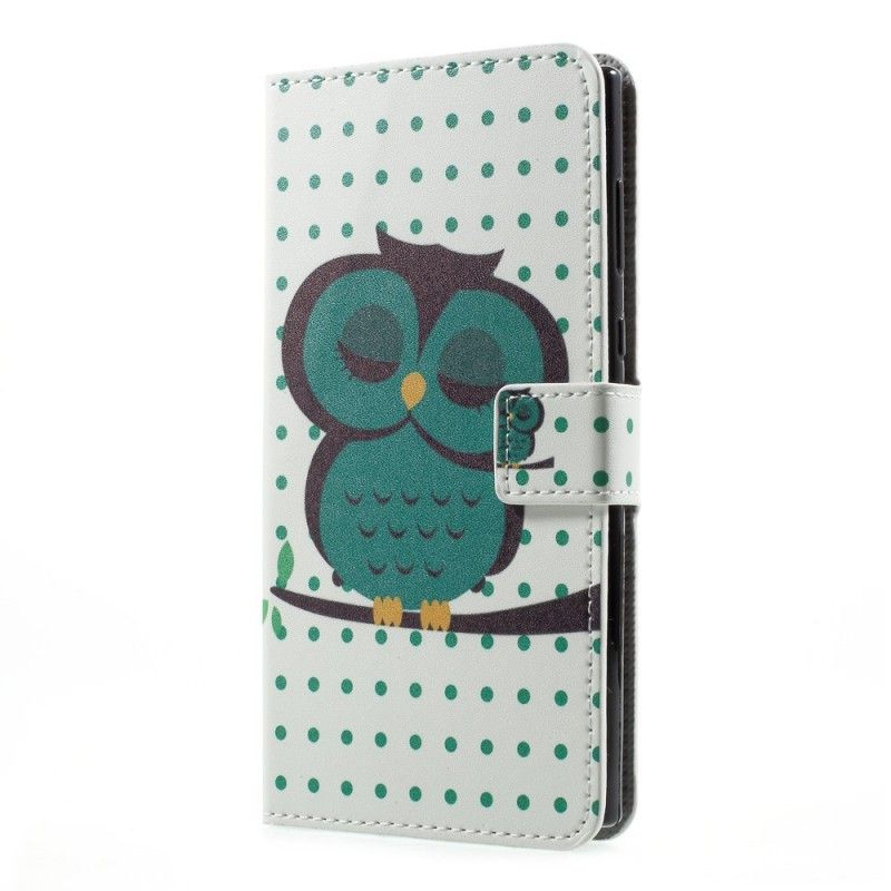 Housse Sony Xperia L1 Hibou Endormi