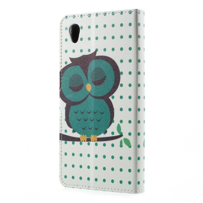 Housse Sony Xperia L1 Hibou Endormi