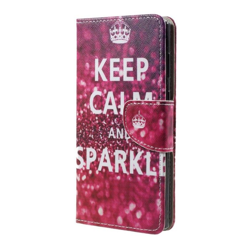 Étui Housse Sony Xperia L1 Keep Calm And Sparkle