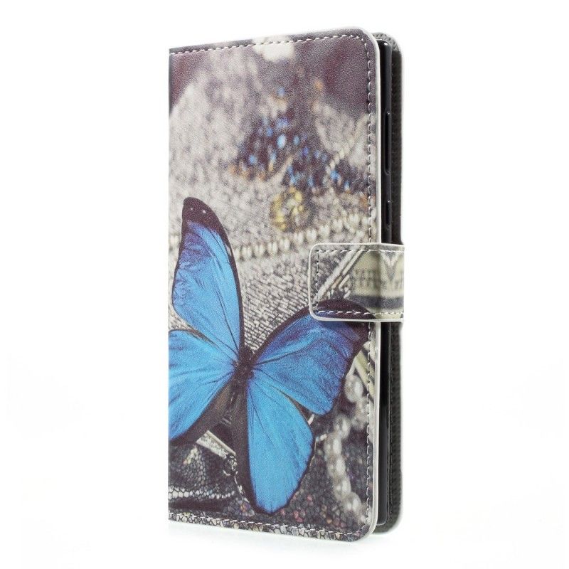 Housse Sony Xperia L1 Papillon Bleu