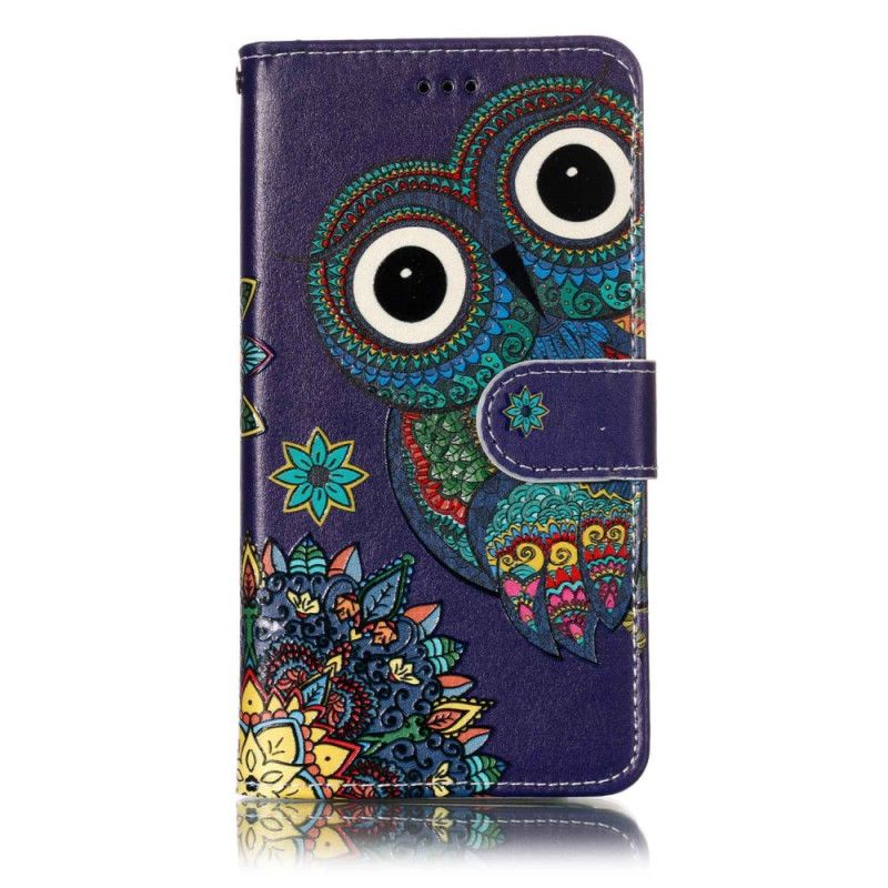 Étui Housse Sony Xperia L2 Hibou Dans L'univers Mandala