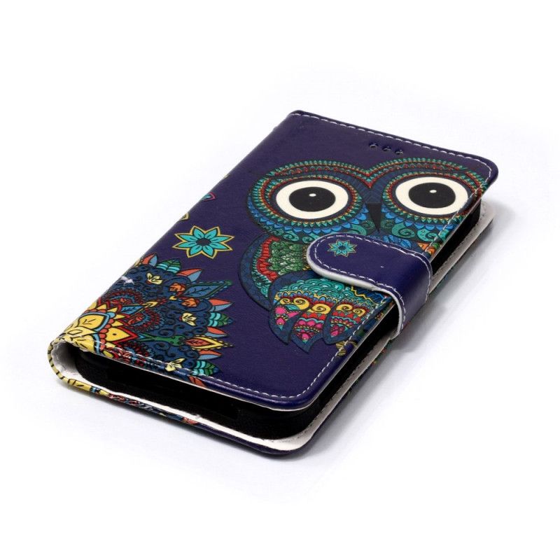 Étui Housse Sony Xperia L2 Hibou Dans L'univers Mandala