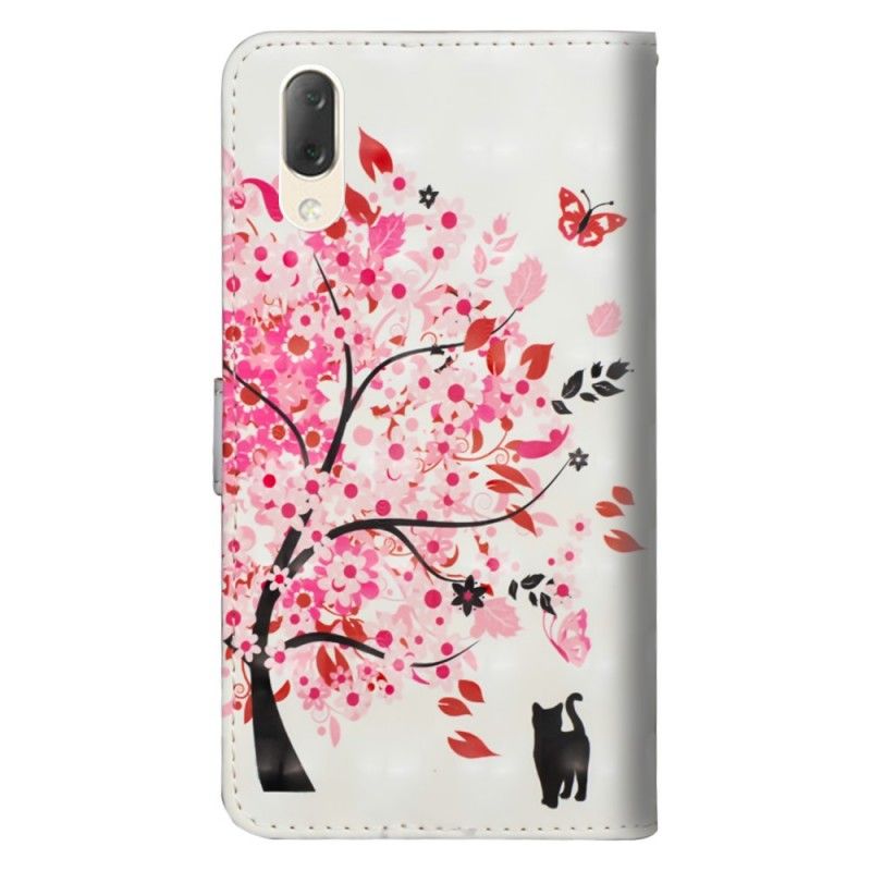 Housse Sony Xperia L3 Arbre Rose