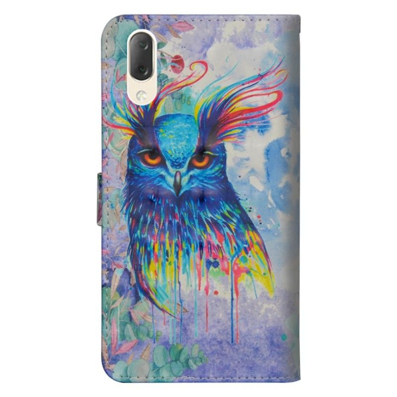 Housse Sony Xperia L3 Oiseau Aquarelle