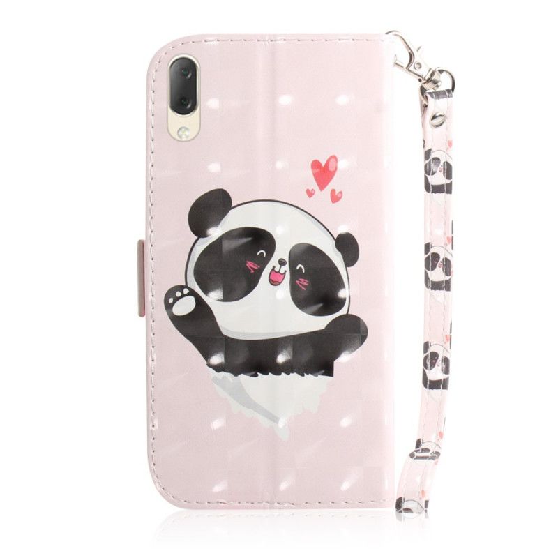 Housse Sony Xperia L3 Panda Love À Lanière