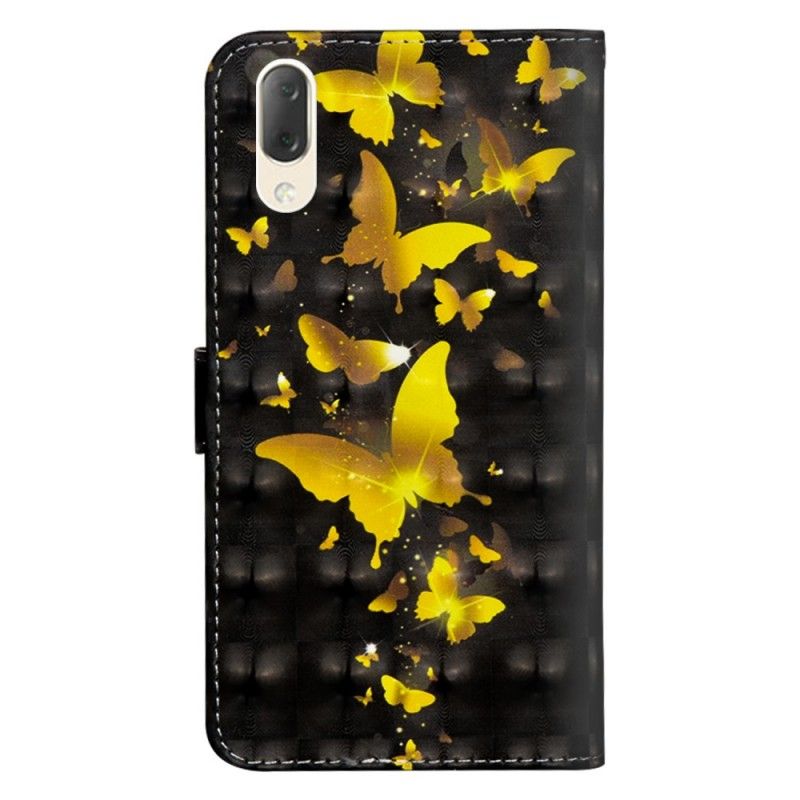 Housse Sony Xperia L3 Papillons Jaunes