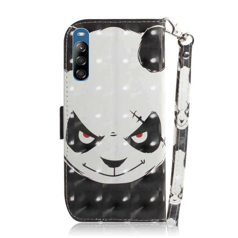 Housse Sony Xperia L4 Angry Panda À Lanière