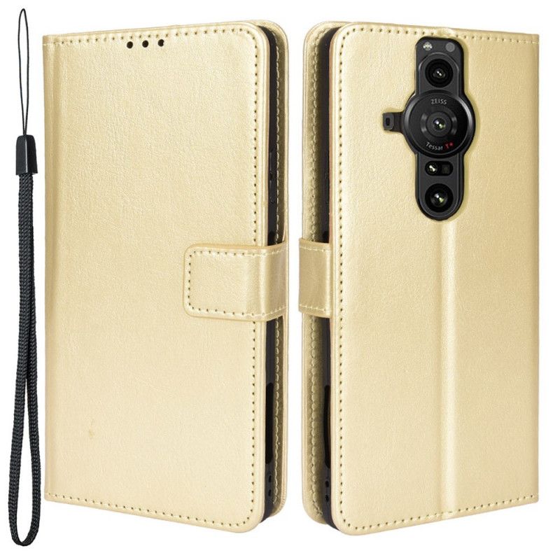 Housse Sony Xperia Pro-I Simili Cuir Flashy