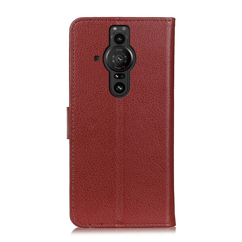 Housse Sony Xperia Pro-I Simili Cuir Traditionnel