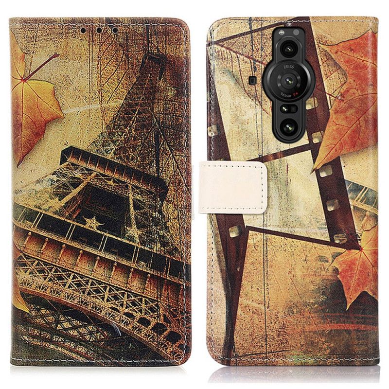 Housse Sony Xperia Pro-I Tour Eiffel En Automne