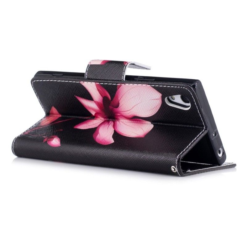 Housse Sony Xperia Xa1 Fleur Rose