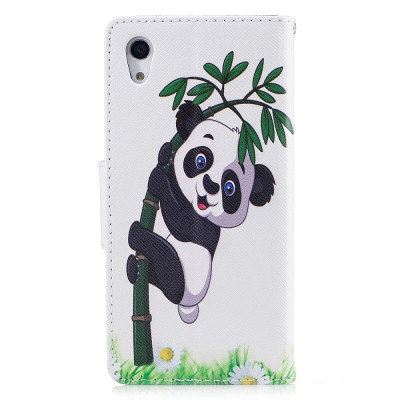 Housse Sony Xperia Xa1 Panda Sur Le Bambou