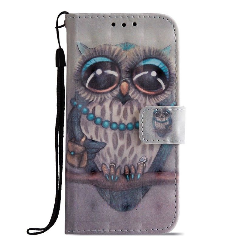 Housse Sony Xperia Xz2 Compact Miss Hibou 3d