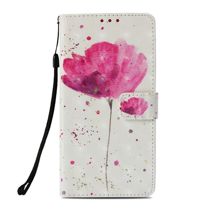 Housse Sony Xperia Xz3 Coquelicot Aquarelle 3d