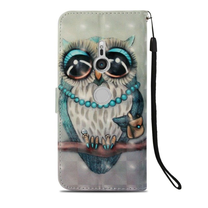 Housse Sony Xperia Xz3 Miss Hibou 3d