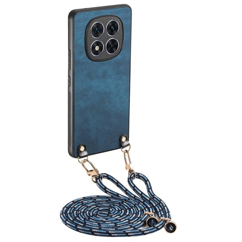 Coque à Cordon Xiaomi Redmi Note 14 Pro 5G / Poco X7 Effet Cuir