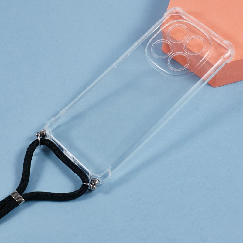 Coque à Cordon Xiaomi Redmi Note 14 Pro Plus 5G Transparente