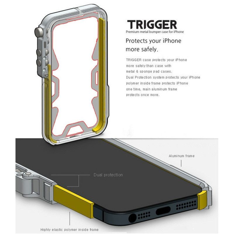 Coque Bumper Xiaomi 17 Pro Max Alliage et Dragonne