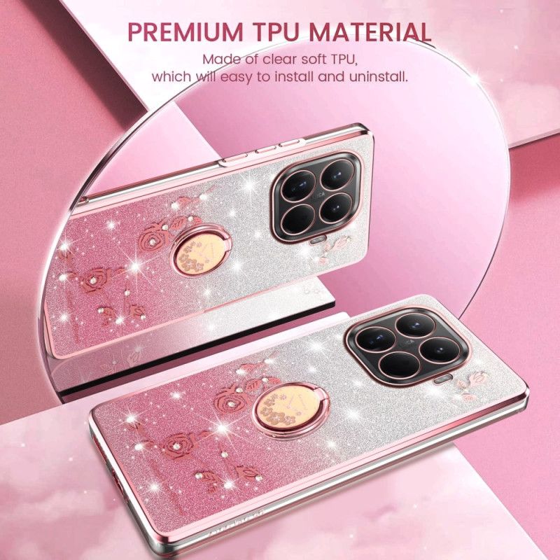 Coque KADEM pour Xiaomi 15T Pro Anneau-Support Strass KADEM