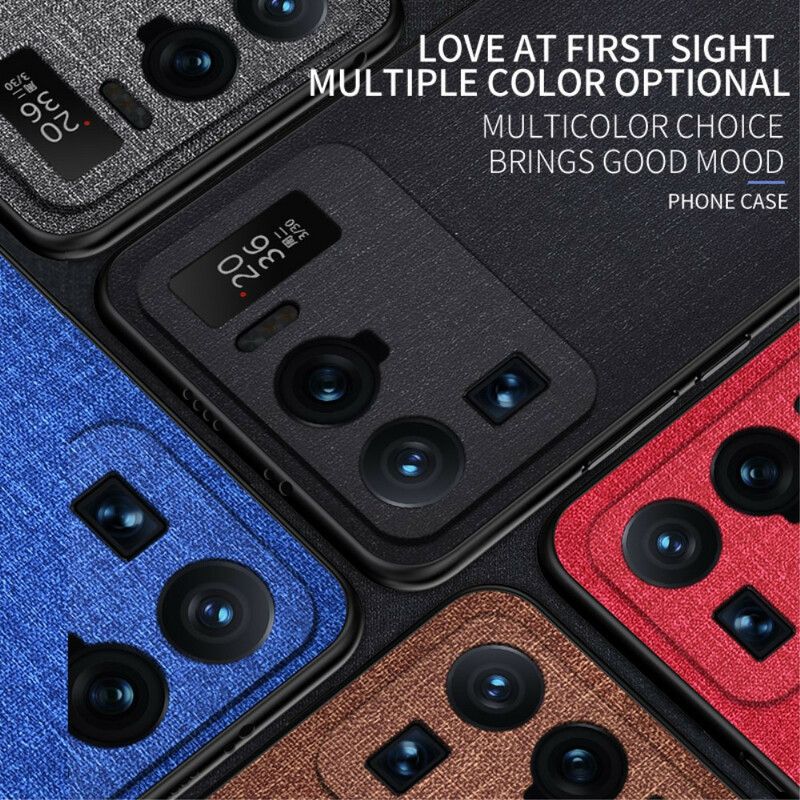 Coque Pour Xiaomi Mi 11 Ultra Texture Tissu