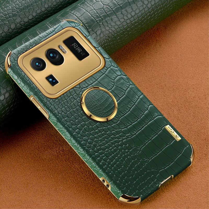 Coque Pour Xiaomi Mi 11 Ultra X-case Effet Peau Crocodile