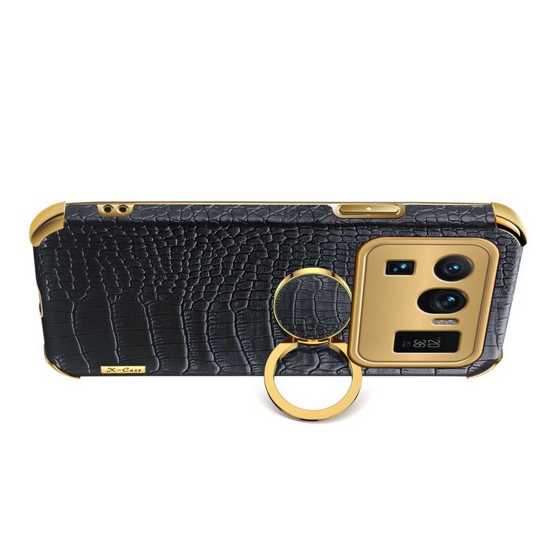 Coque Pour Xiaomi Mi 11 Ultra X-case Effet Peau Crocodile