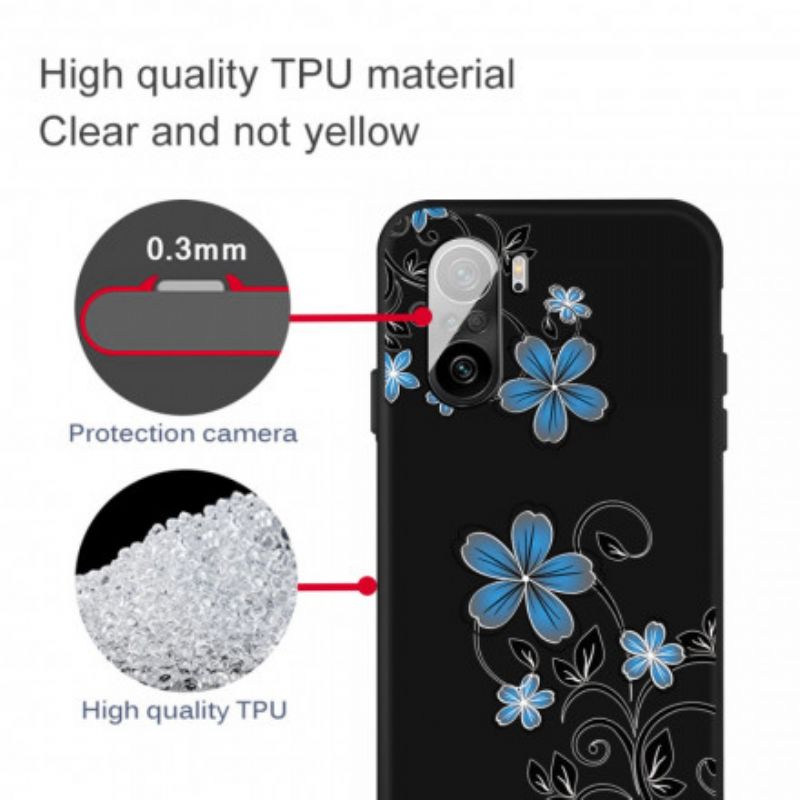 Coque Pour Xiaomi Mi 11i 5G / Poco F3 Fleurs Bleues