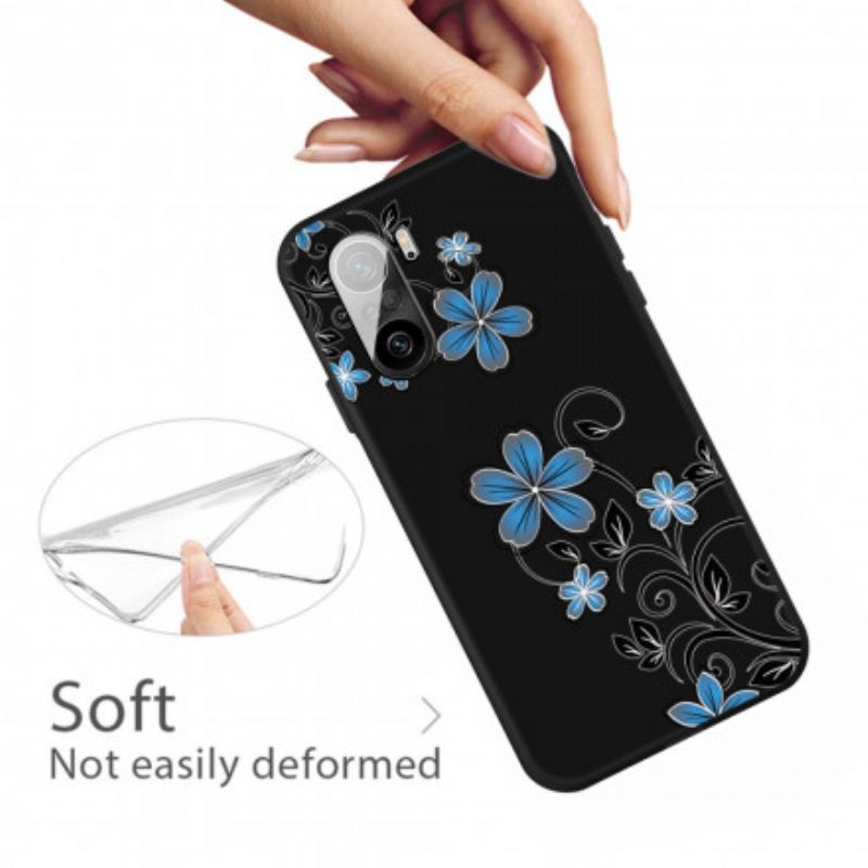 Coque Pour Xiaomi Mi 11i 5G / Poco F3 Fleurs Bleues