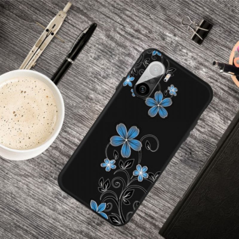 Coque Pour Xiaomi Mi 11i 5G / Poco F3 Fleurs Bleues